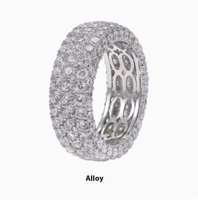 Juego de Anillos de Diamante Hip-hop para Hombre - Diseño Exclusivo - Image 4