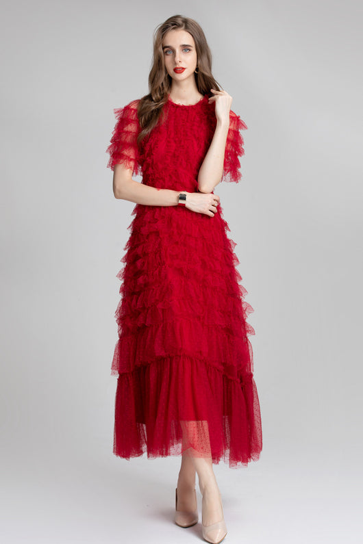 Vestido de Malla Celebridad Atrevido - Image 27