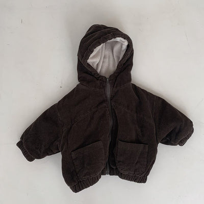 Cardigan de Pana Grueso Retro para Niño con Cierre de Cremallera - Image 5