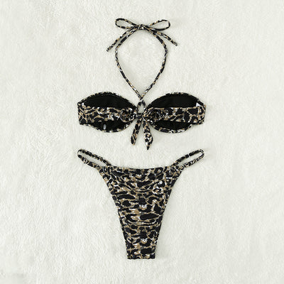 Bikini Deportivo Estampado Pantera Acero - Image 18