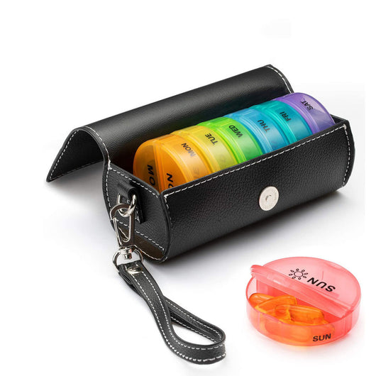 Organizador Semanal de Medicinas con 7 Compartimentos - Pastillero Impermeable con Compartimentos Secretos - Image 3
