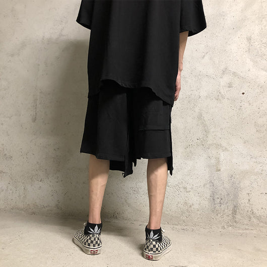 Pantalones Japoneses de Corte Irregular Cinco Puntos - Image 9