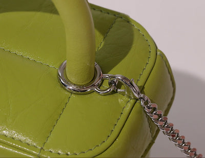 Bolsa Portátil Tipo Cubo con Diseño de Cierre Chocolate - Image 11
