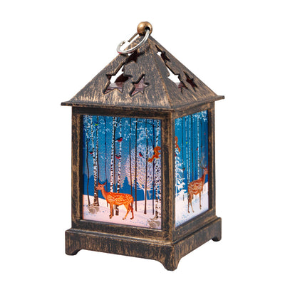 Lámpara Nocturna Muñeco de Nieve Retro - Diseño Vintage Artesanal - Image 7
