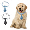 Collar Diseñador para Perros Pequeños y Medianos con Corbata Estrella Dorada Ajustable