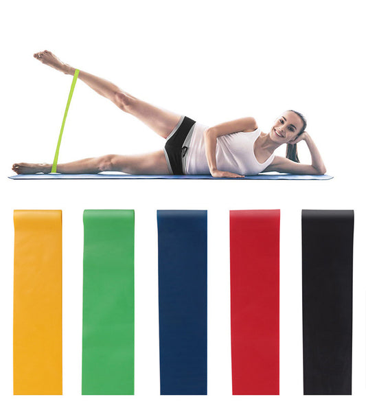 Bandas Elásticas de Resistencia 5 Niveles para Yoga y Entrenamiento
