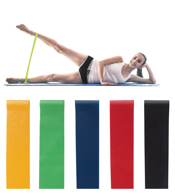 Bandas Elásticas de Resistencia 5 Niveles para Yoga y Entrenamiento