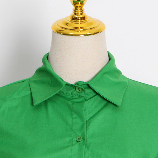 Blusa Princesa con Volantes y Solapa Simple - Image 14