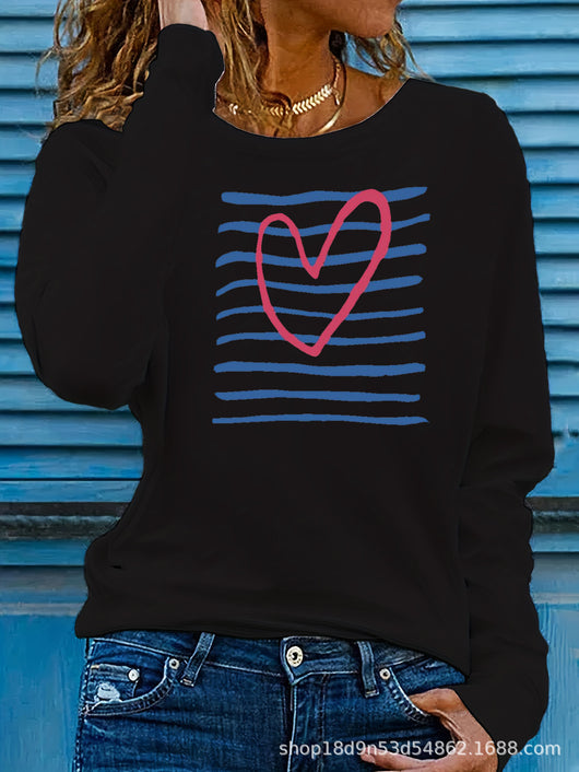 Camisetas Estampadas de Manga Larga para Otoño e Invierno - Image 26