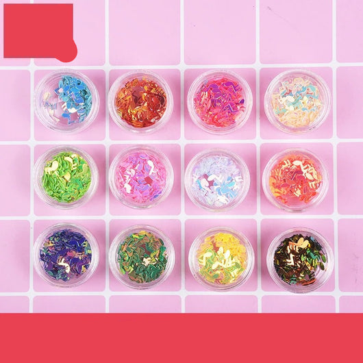 Set de Purpurina DIY 12 Colores Brillantes - Image 9