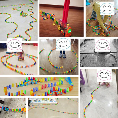 Tren de Dominó Transparente para Niños - Image 5