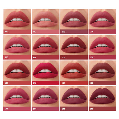 Set de 16 Labiales Mate Aterciopelado - Colores Vibrantes - Image 3