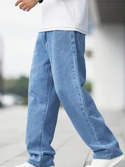 Pantalones Vaqueros Holgados Rectos para Hombre - Image 3