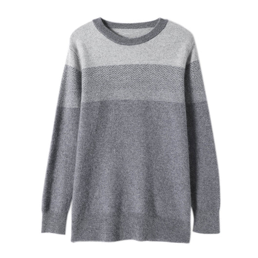 Suéter Grueso para Hombre Cuello Redondo Otoño Invierno Tallas Grandes - Image 4