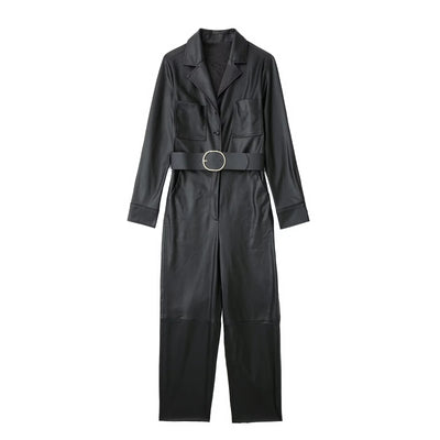 Cinturón de Cuero Sintético para Jumpsuit con Detalles Decorativos - Image 5