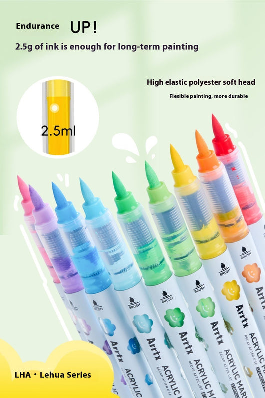 Juego de 36 Colores Acrílicos Opacos con Pincel Overlay - Image 12