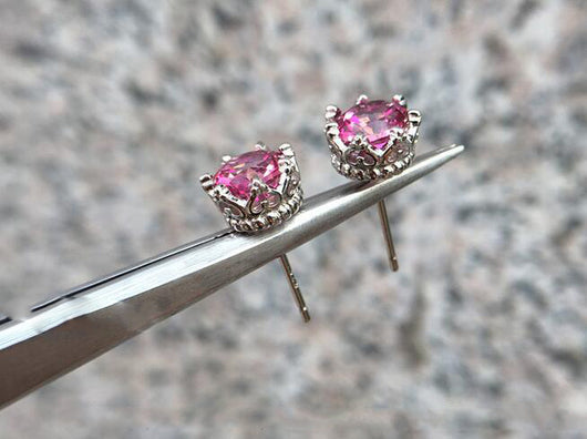 Aretes de Topacio en Plata Esterlina y Oro Blanco 18K - Image 12