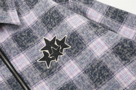 Camisa Chaqueta de Cuadros Vintage para Hombre - Image 10