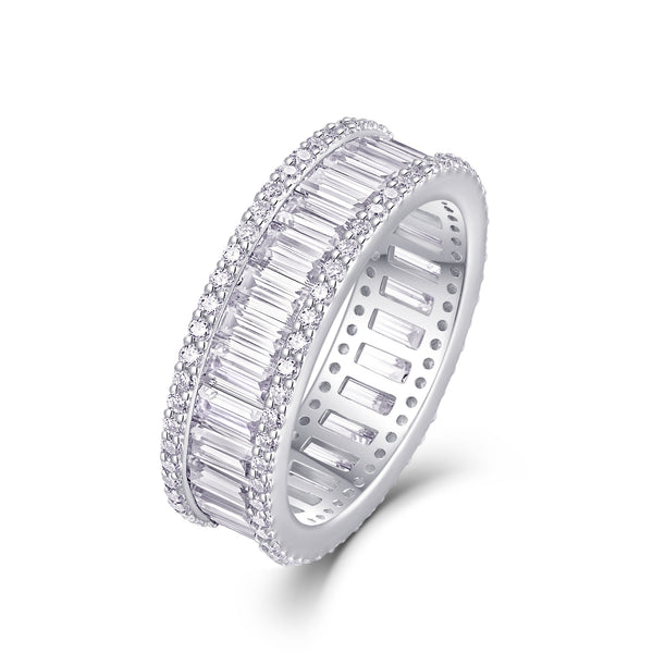 Anillo de Plata S925 con Moissanita que no se Desvanece - Image 4