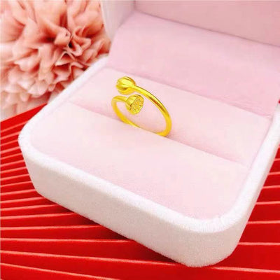 Anillo Dos Mundos en Oro 18K para Mujer - Oro Amarillo - Image 10