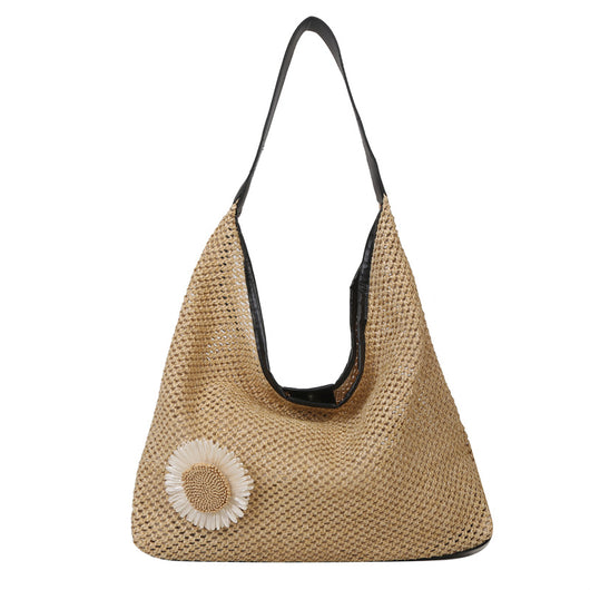 Bolsa Tejida de Gran Capacidad para Playa y Vacaciones - Image 6