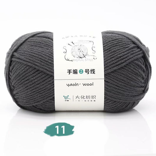 Lana Tejida a Mano Grosor Medio - Kit DIY con Aguja para Bufanda, Gorro y Abrigo - Image 75