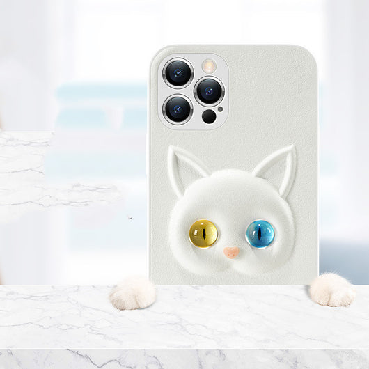 Funda Protectora para iPhone con Diseño de Gato Kawaii - Image 10