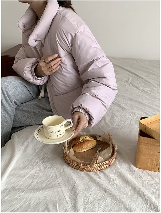 Abrigo Acolchado de Algodón para Mujer - Estilo Urbano Casual - Image 17