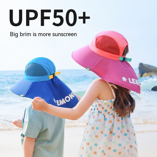 Sombrero de Ala Ancha para Niños - Protección Solar Verano - Image 8