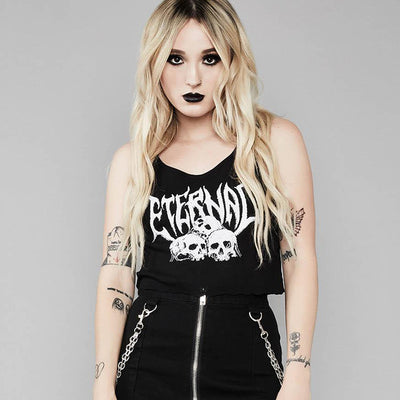 Chaleco Corto Gothic Punk para Mujer - Estilo Urbano ETERNRL - Image 6