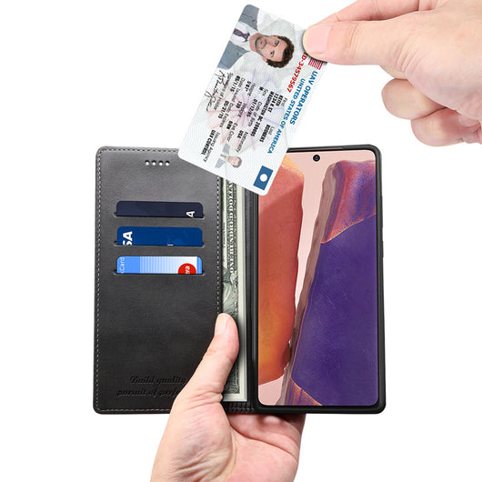 Funda de Cuero para Celular con Soporte Magnético Adhesivo - Image 11