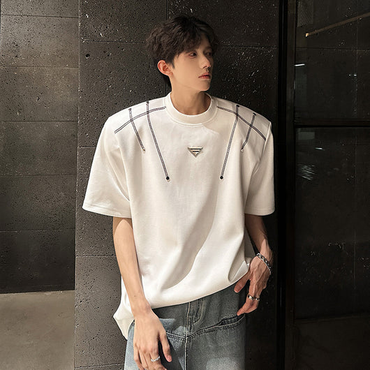 Playera Casual Hombres con Hombreras - Diseño Moderno para Verano - Image 6