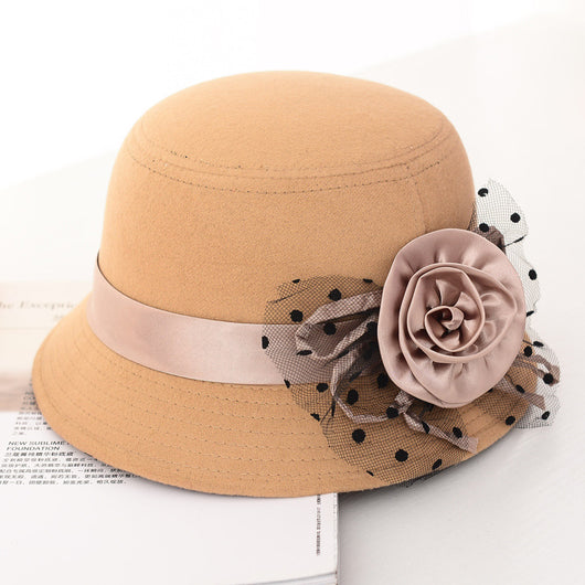 Sombrero de Lana con Ala Ancha para Mujer - Estilo Casual Moderno - Image 9