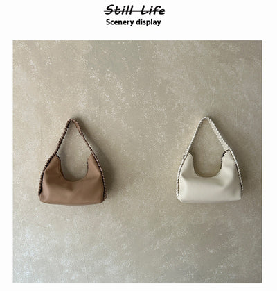 Bolsa de Moda Texturizada en Forma de Media Luna para Axila - Image 12