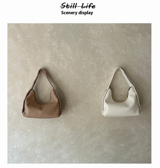 Bolsa de Moda Texturizada en Forma de Media Luna para Axila - Image 12
