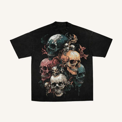 Playera Estampada Cuello Redondo Manga Corta para Hombre