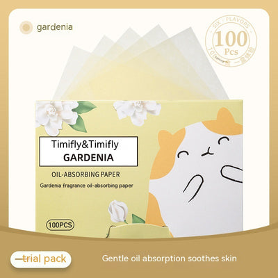 Papeletas Absorbentes de Aceite Facial - 100 Piezas con Aroma - Image 7