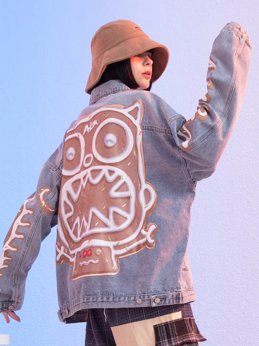 Chaqueta Denim Suelta Casual para Parejas - Image 4
