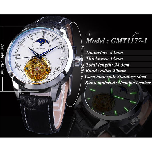 Reloj Mecánico Hueco para Hombre - Diseño Casual Elegante - Image 7