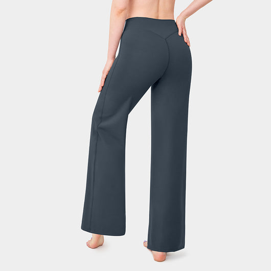 Pantalones de Yoga Rectos Holgados para Mujer - Image 18