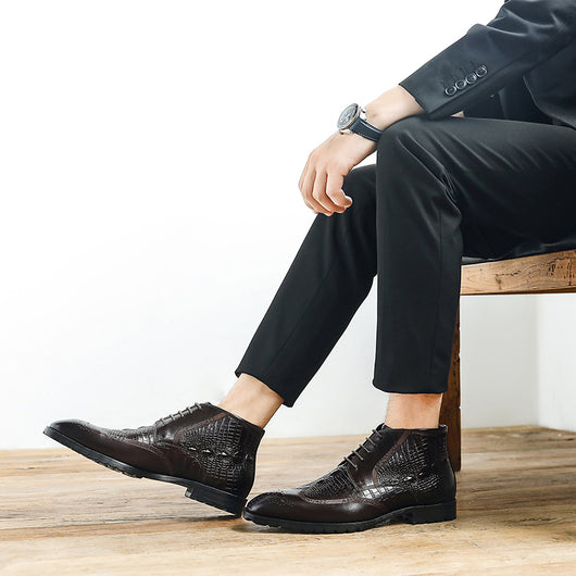 Botas Doc Martens para Hombre: Comodidad y Durabilidad en Cuero - Image 2