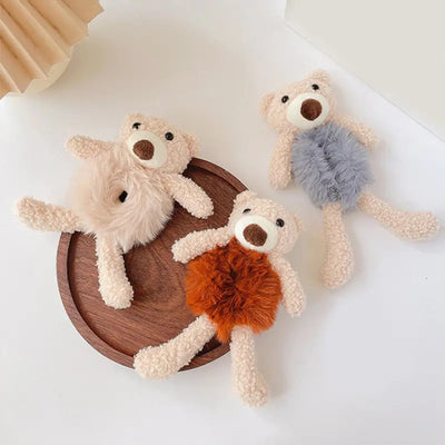 Coleteros Suaves con Diseño de Oso y Conejo - Accesorios para Cabello Infantil - Image 3
