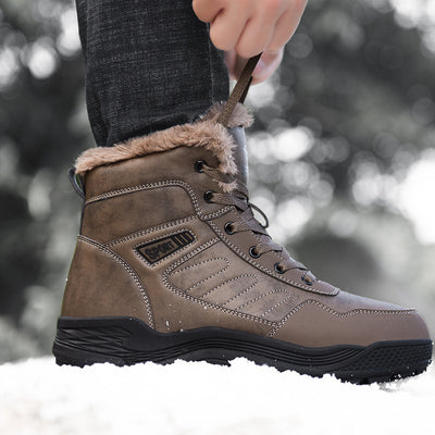 Botas de Nieve Impermeables Acolchadas para Hombre - Image 11