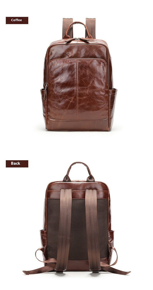 Mochila de Cuero Genuino para Hombre - Estilo Ejecutivo - Image 12