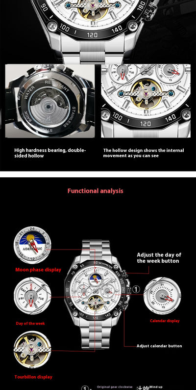 Reloj Automático Multifuncional para Hombre - Image 21