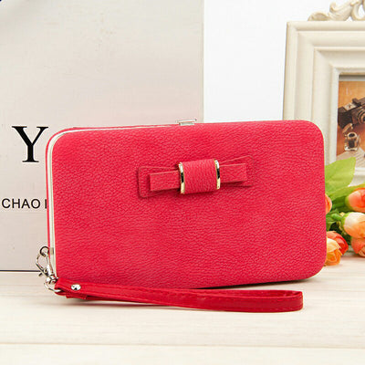Billetera Larga Coreana para Mujer con Lazo Mariposa - Cartera Trendy de Moda - Image 11