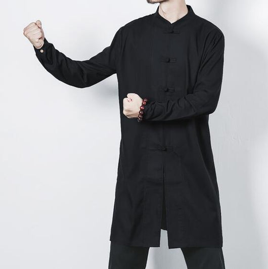 Chaqueta de Botones Lino y Algodón para Hombre - Image 18