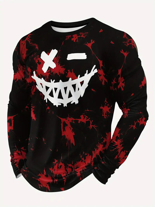 Camiseta Manga Larga Hombre Estilo Trendy Primavera Otoño - Image 23