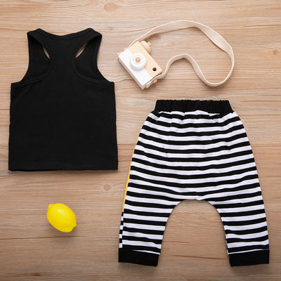 Conjunto Deportivo Infantil Negro - Top y Shorts - Image 7