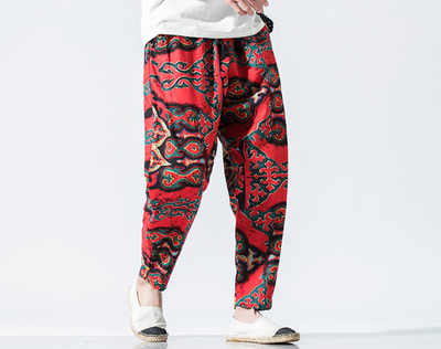 Pantalón Tradicional Chino de Cintura Alta con Detalle de Linterna - Image 6